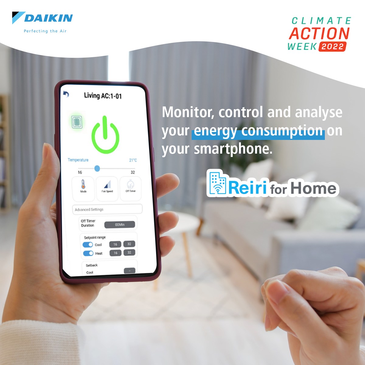 Daikin’s Commitment towards a net-zero future during Singapore’s Climate Action Week 2022