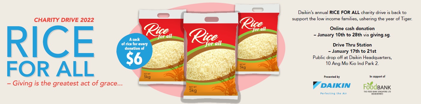 Daikin Rice Donation Drive 2022