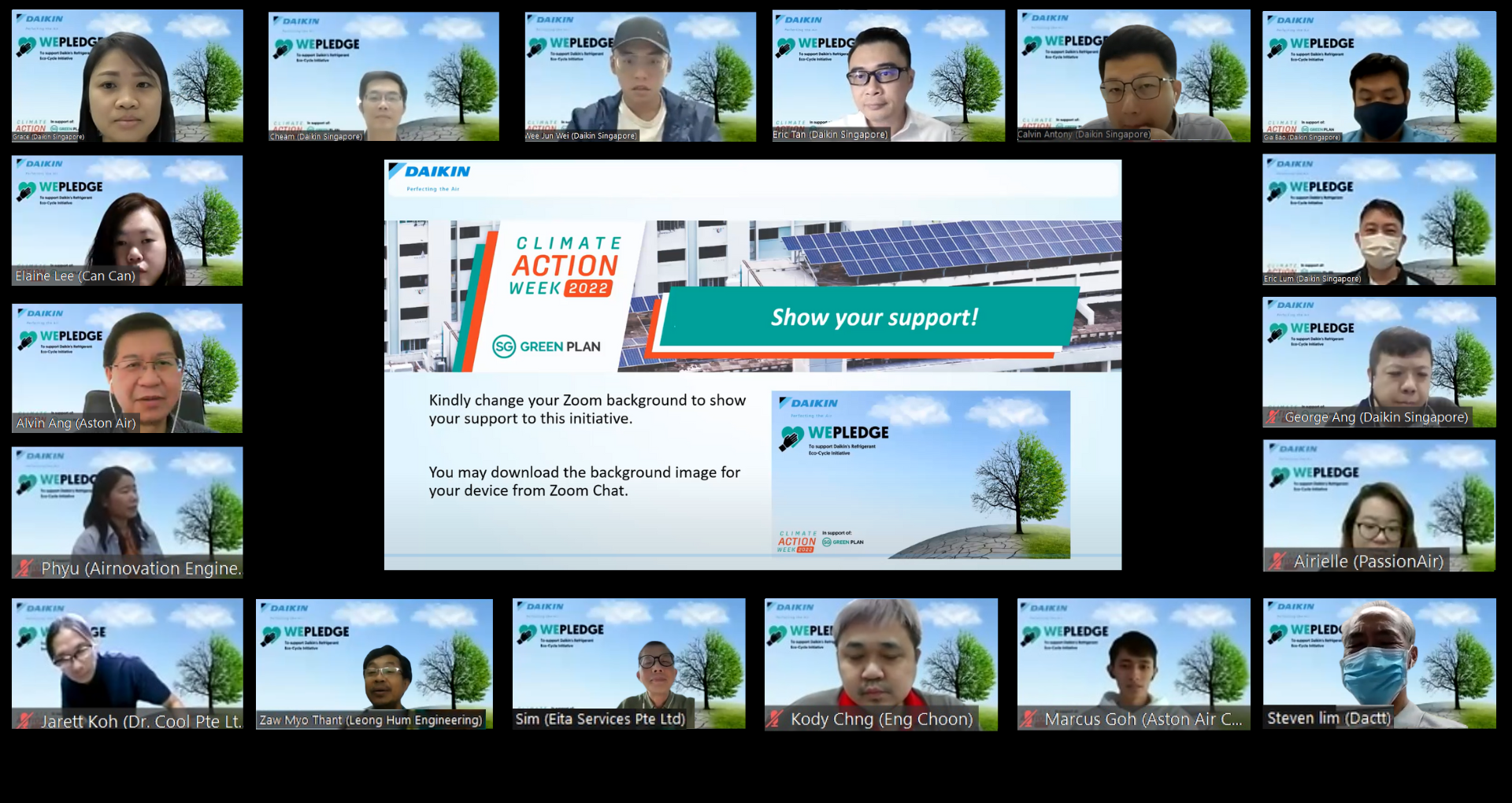 Daikin’s Commitment towards a net-zero future during Singapore’s Climate Action Week 2022