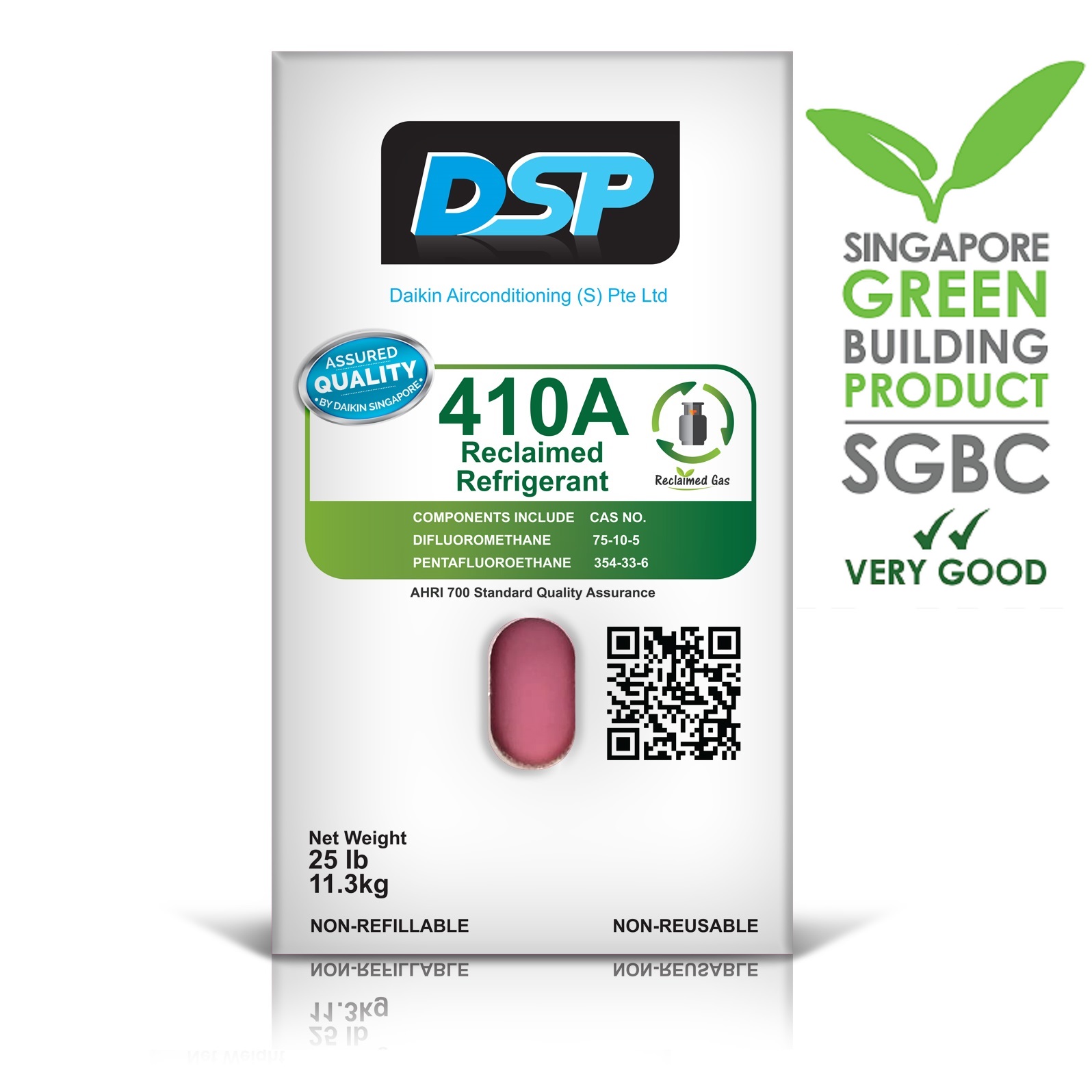 Daikin Reclaimed R410A Refrigerant
