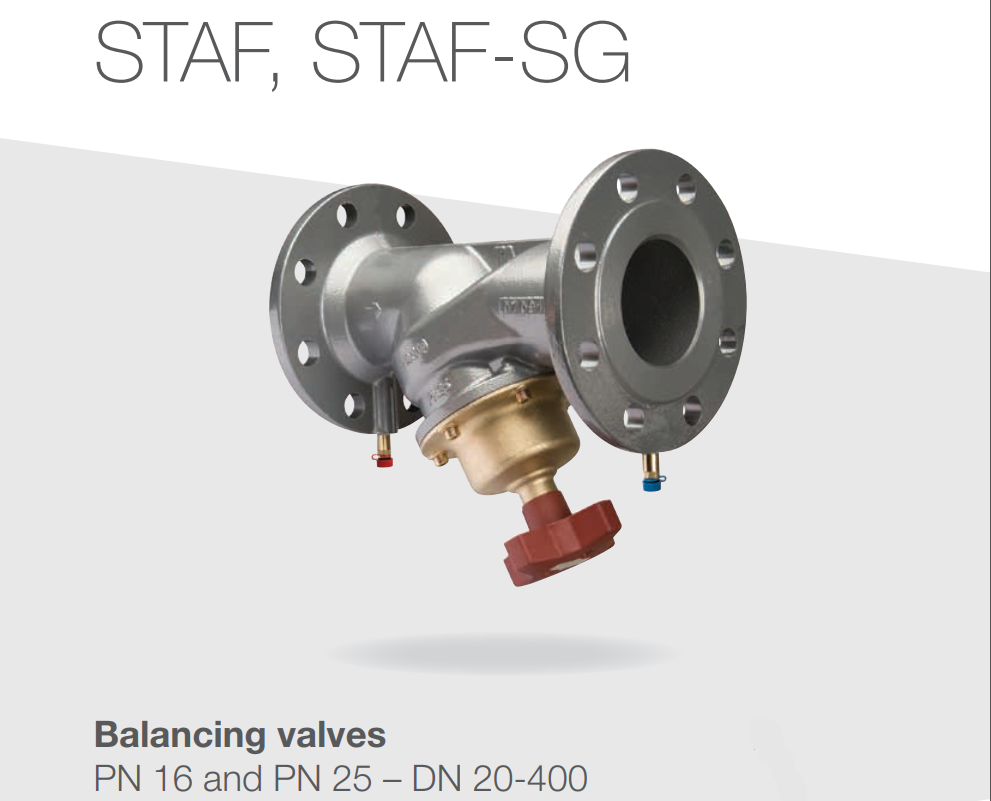 STAF, STAF-SG - Balancing valve